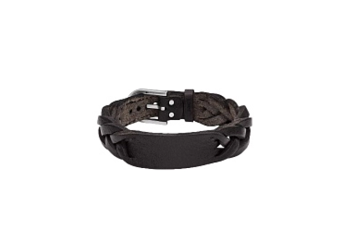 BRACELET LEATHER WITH CZ