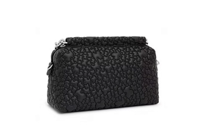 PU.COT,BOWLING M T JANE PUFFY BEAR BLACK