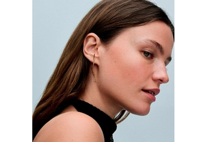 14k Gold-plated stud earrings