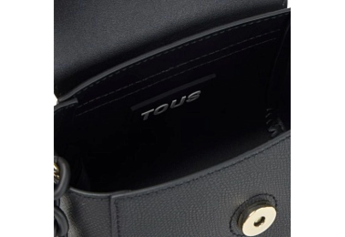 PU.PVC,MINI HANDBAG T LUCIA BLACK
