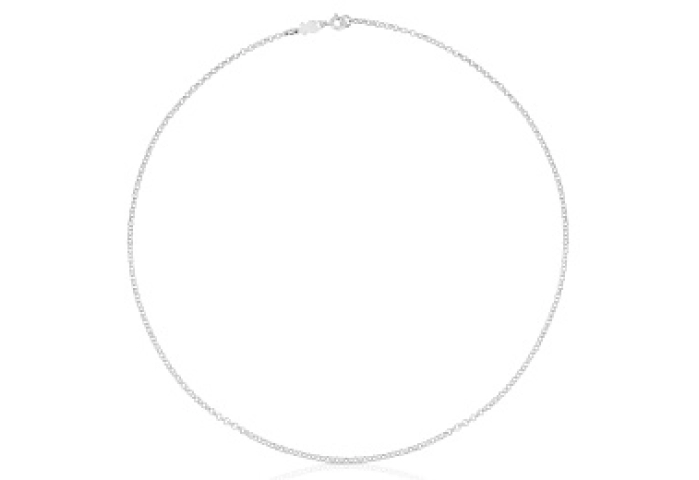 SILVER CHOKER 45CM CHAIN