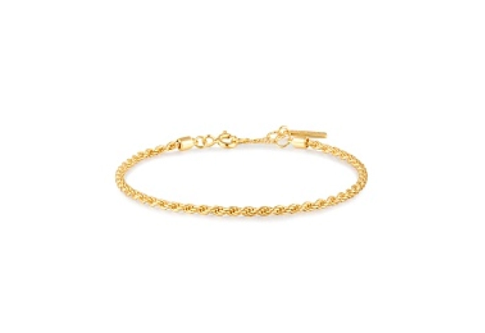 Gold Rope Twist Bracelet