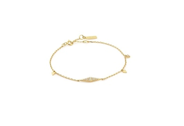 Gold Geometric Chain Bracelet
