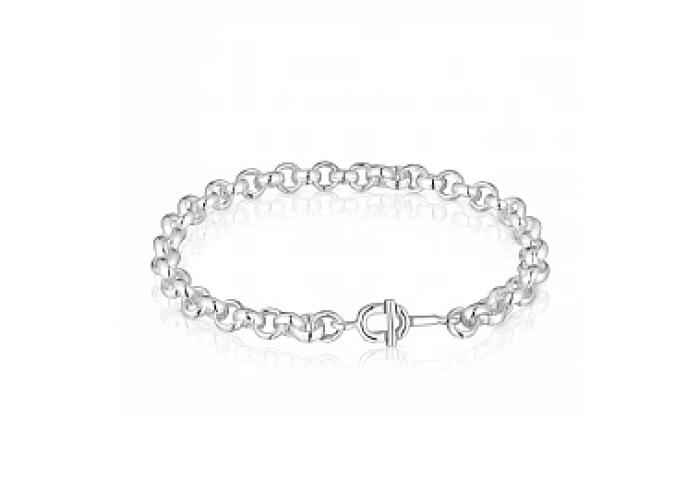 SILVER BRACELET SMALL CLOSURE 17,5CM