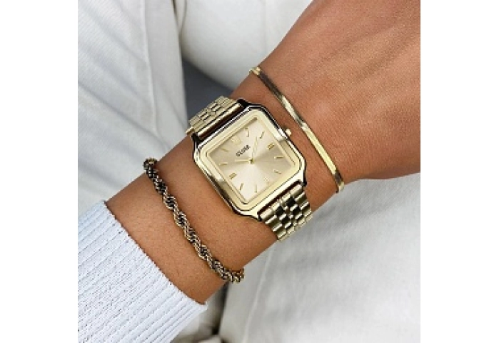Gracieuse Watch Steel, Gold Colour