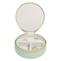 Sage Green Round Travel Box