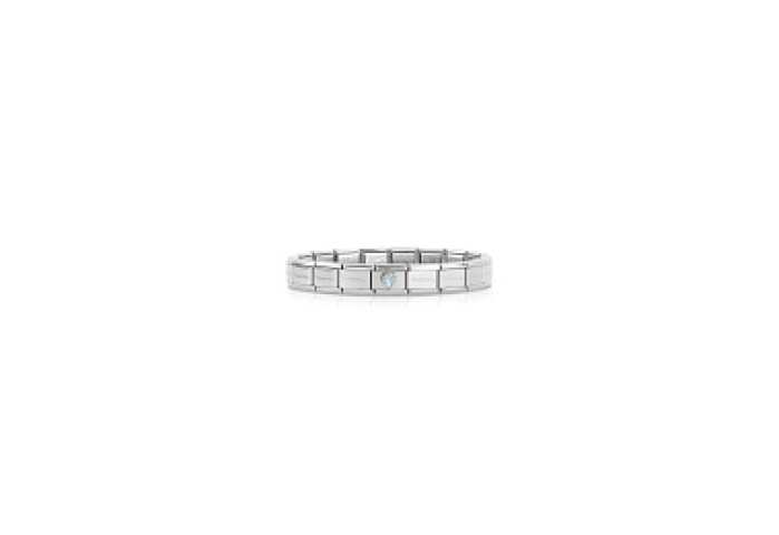 Composable Classic ZIRCONI SFACCETTATI CUORE accia