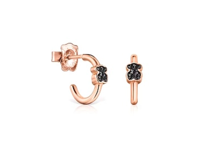 SILVER GOLD PLATED EARRINGS SPINELS