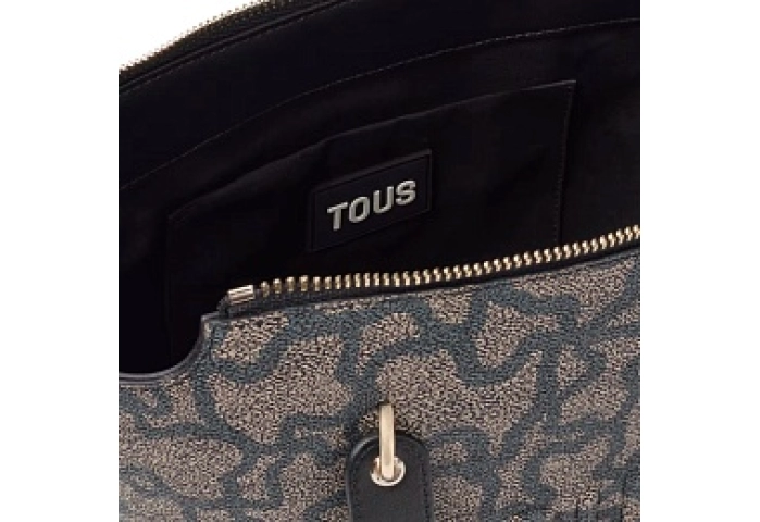 PVC.PU.COT,HANDBAG S K ICON BLACK-M