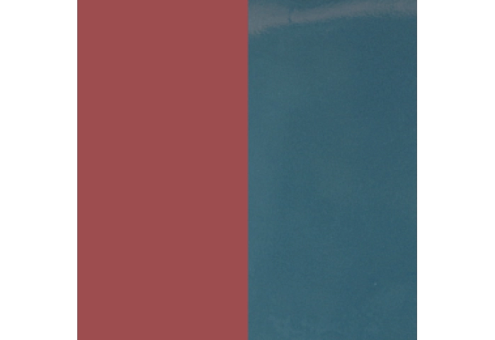 BLUE DENIM / BURGUNDY VINYL