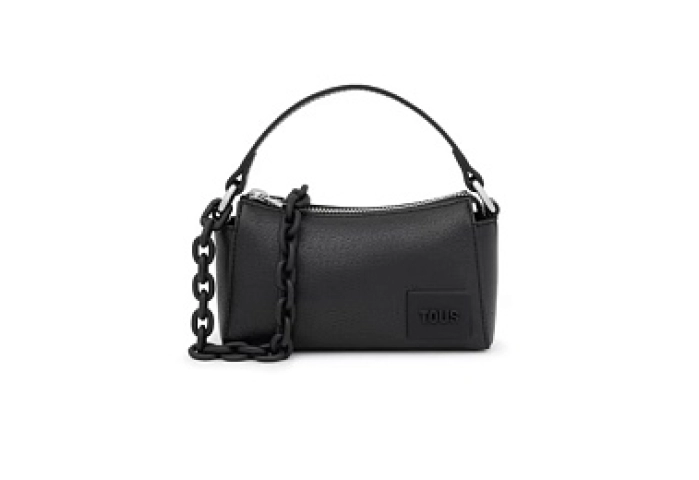 PU.CO,MINI HANDBAG T AMANDA BLACK