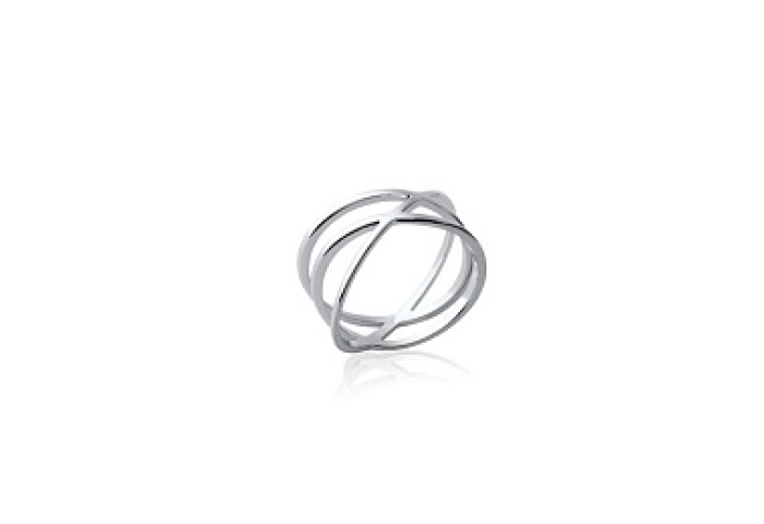 RINGPLATEDSILVER 925 RHODIUM