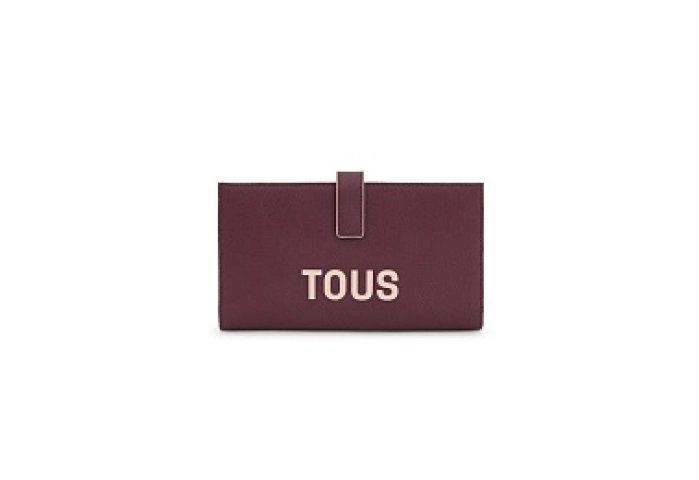 PU.COT,WALLET L.T HALFMOON BURGUNDY