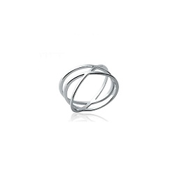 RINGPLATEDSILVER 925 RHODIUM