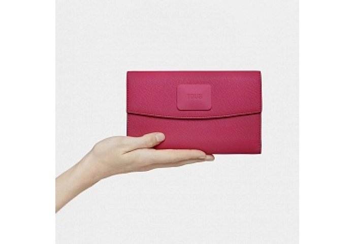 PU.COT,WALLET L.FLAP T LUCIA FUCHSIA
