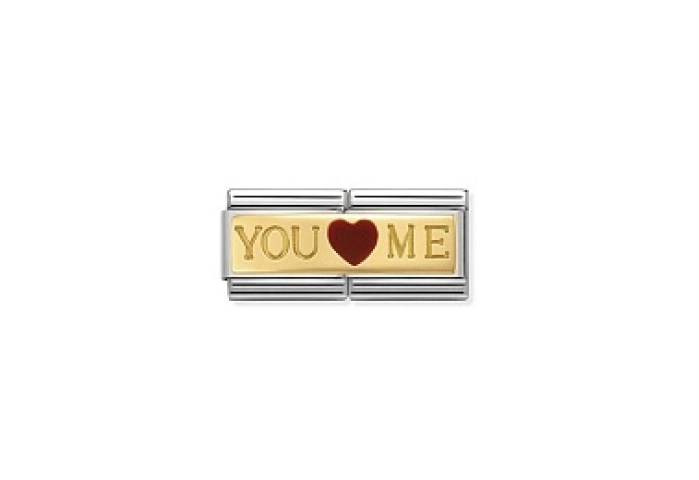 Composable DOUBLE Classic ENGRAVED acciaio You and