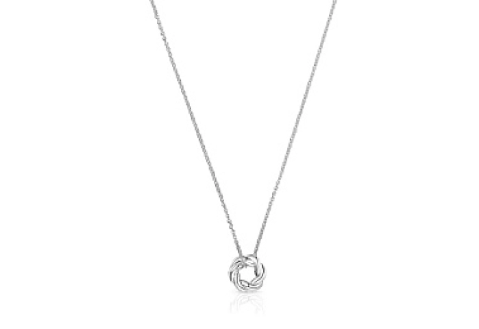 SILVER PENDANT + CHOKER 45CM