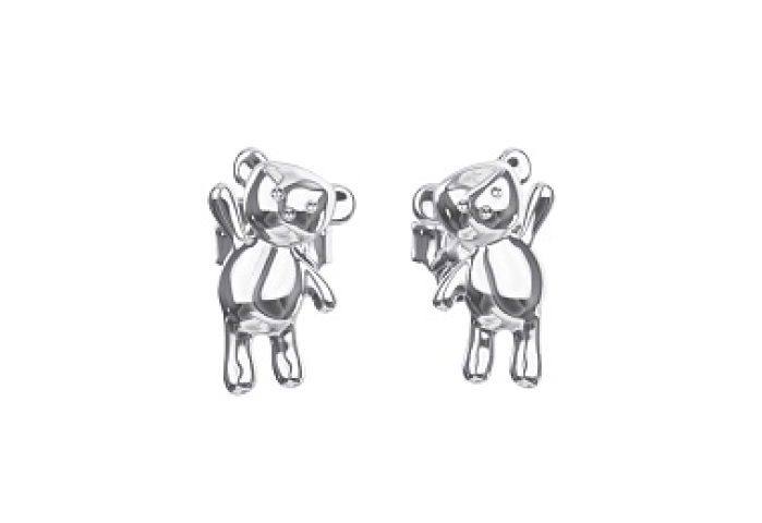 SILVER EARRINGS OSO10MM