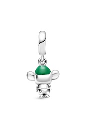 Disney Gus sterling silver dangle with black and green enamel /798849C01