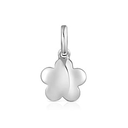 SILVER PENDANT FLOWER 10.5MM