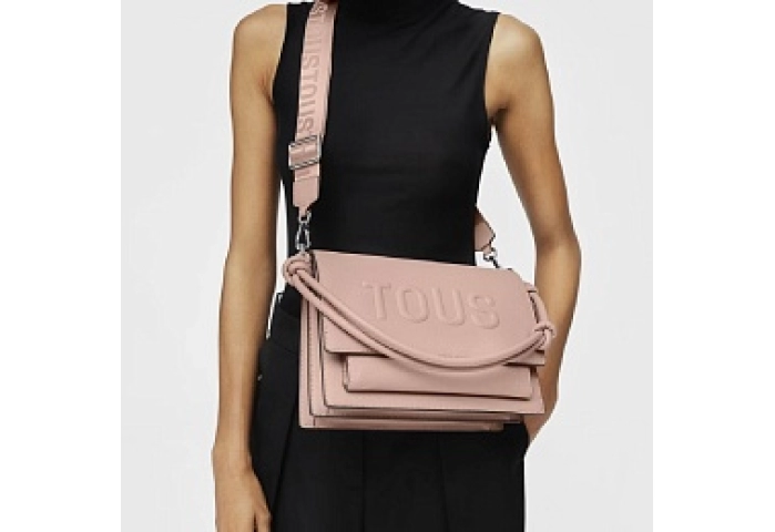 PU.COT,HANDBAG M.AUDRE LARUE NEW TAUPE