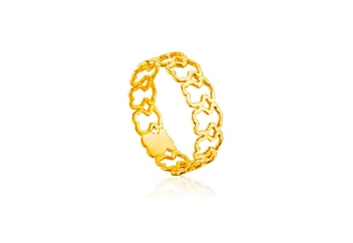 18KT GOLD RING BEARS N14