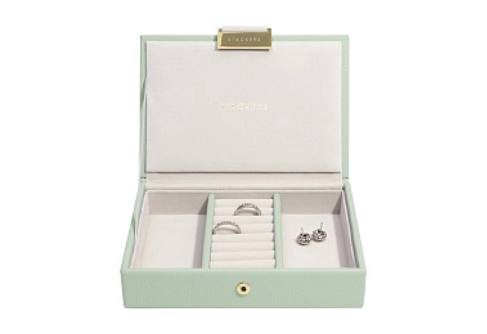 Sage Green Mini Jewellery Box lid