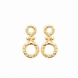 EARRINGS 18 KT GOLD PLATED