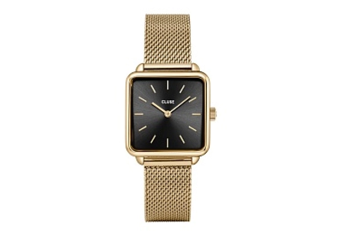 La Tétragone Mesh Black, Gold Colour