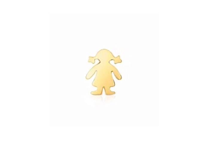 SILVER GOLD PLATED PENDANT GIRL