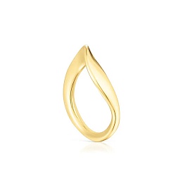 SILVER GOLD PLATED RING SMALL N14