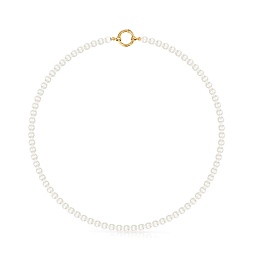 CULTURED PEARLS CHOKER 18KT GOLD MOTFIS