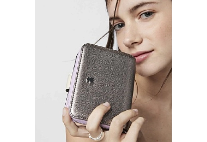 PU.PO,WALLET S NEW DUBAI SAF. TRI-SILVER