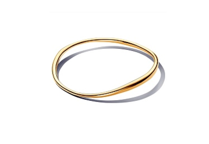 14k Gold-plated bangle