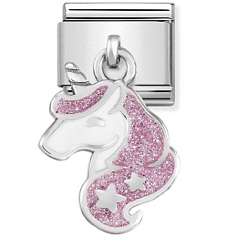 Composable Classic CHARMS acciaio Unicorno