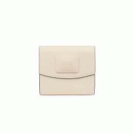 PU.COT,WALLET S.FLAP T LUCIA BEIGE