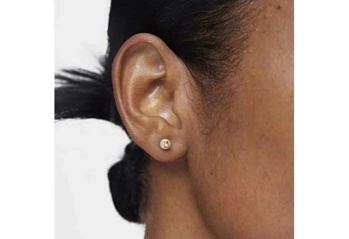 18KT GOLD EARRINGS CULTURED PEARL