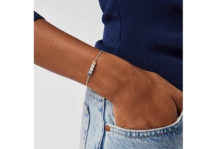 SILVER BRACELET MOP GEMSTONES