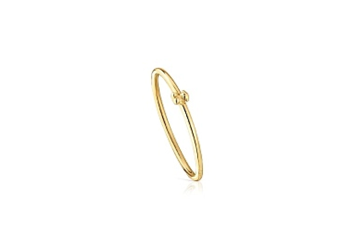 18KT GOLD RING BEAR 3MM N14