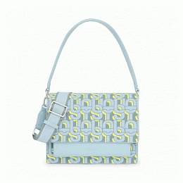 PVC.PU.NY.CO,HANDBAG M. T MANIF BLUE CLA