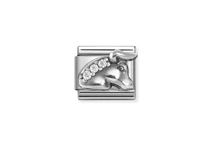 Composable Classic ZODIACO RELIEF acciaio Toro