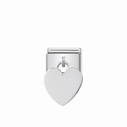 Composable Classic CHARMS PIATTI acciaio Pendente 