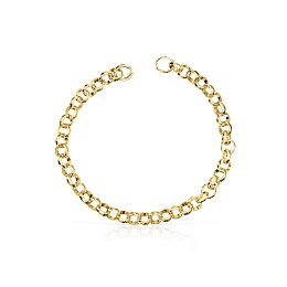 SILVER GOLD PLATED BRACELET