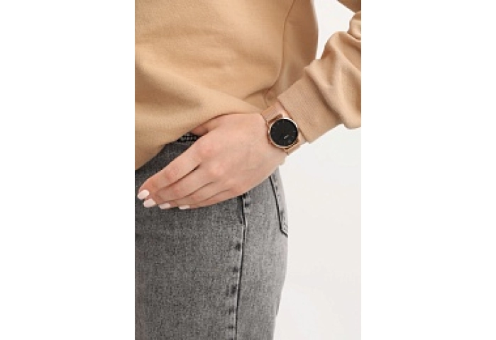 Minuit Mesh, Rose Gold, Black/Rose gold