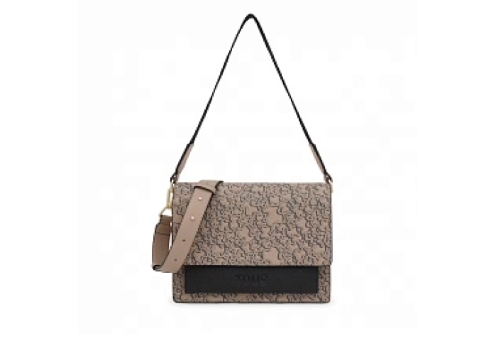 PVC.PU.CO,HANDBAG M K M EVOL NEW TAUPE