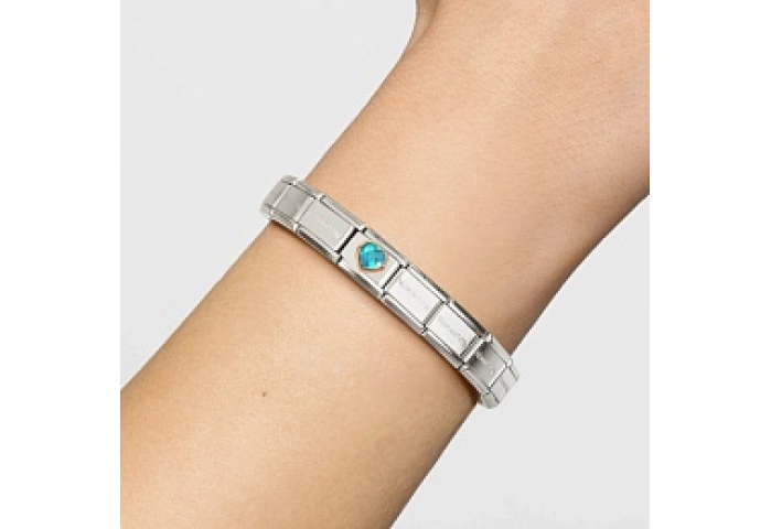 Composable Classic C.Z. SFACCETTATI CUORE acciaio,