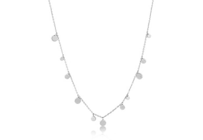 GEOMETRY MIXED DISCS NECKLACE