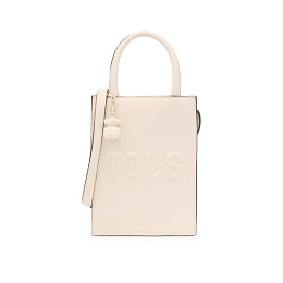 PU.CO,MINI HANDBAG POP T BRENDA BEIGE