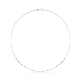 SILVER CHOKER 75 x 45CM CHAIN