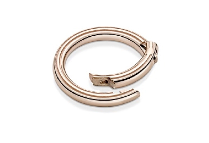 14k Rose gold-plated round connector/Соединительное звено